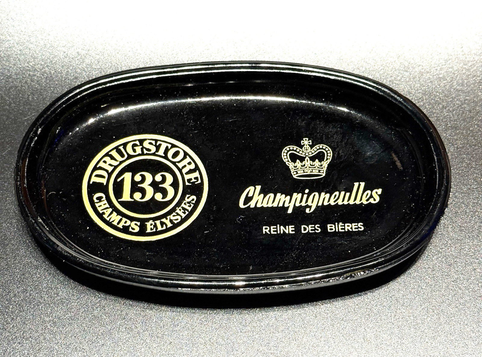 Champigneulles Le Drugstore 133 Champs Elysees Paris France Advertising Dish