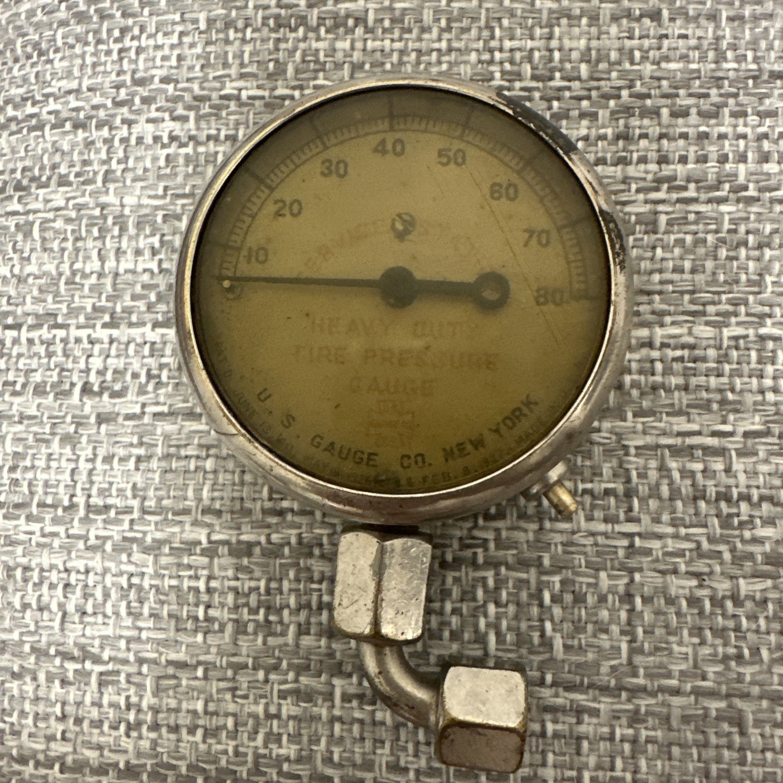 Antique 1911-1927 Tire Pressure Gauge * Service Station Model * U.S. Gauge Co Antique 1911-1927 Tire Pressure Gauge * Service Station Model * U.S. Gauge Co