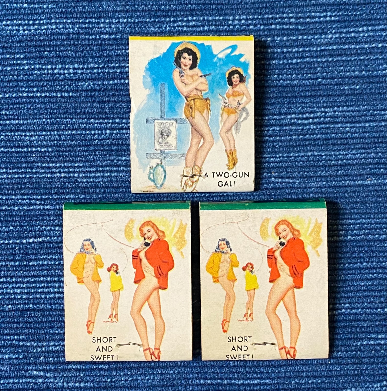 Vtg Bruno's Restaurant Crescent City California Phone 1513 Girlie Matchbook Lot