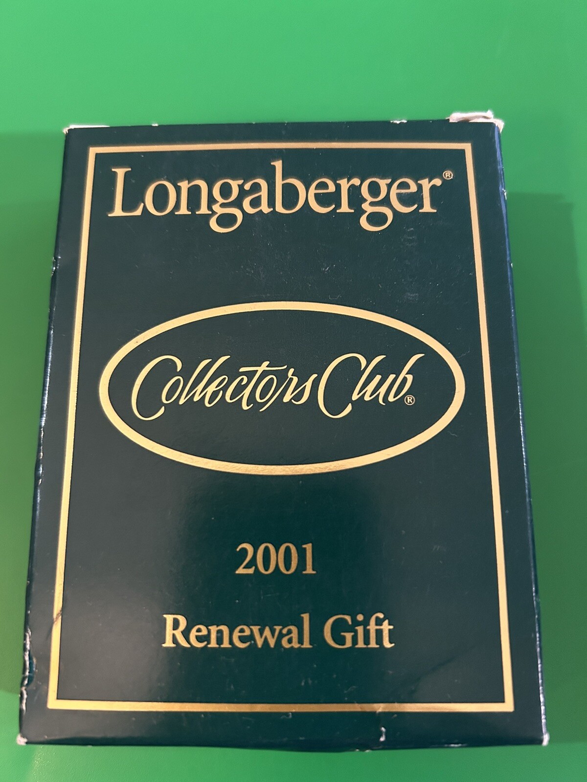 Longaberger Collectors Club 2001 Renewal Gift - New In Box