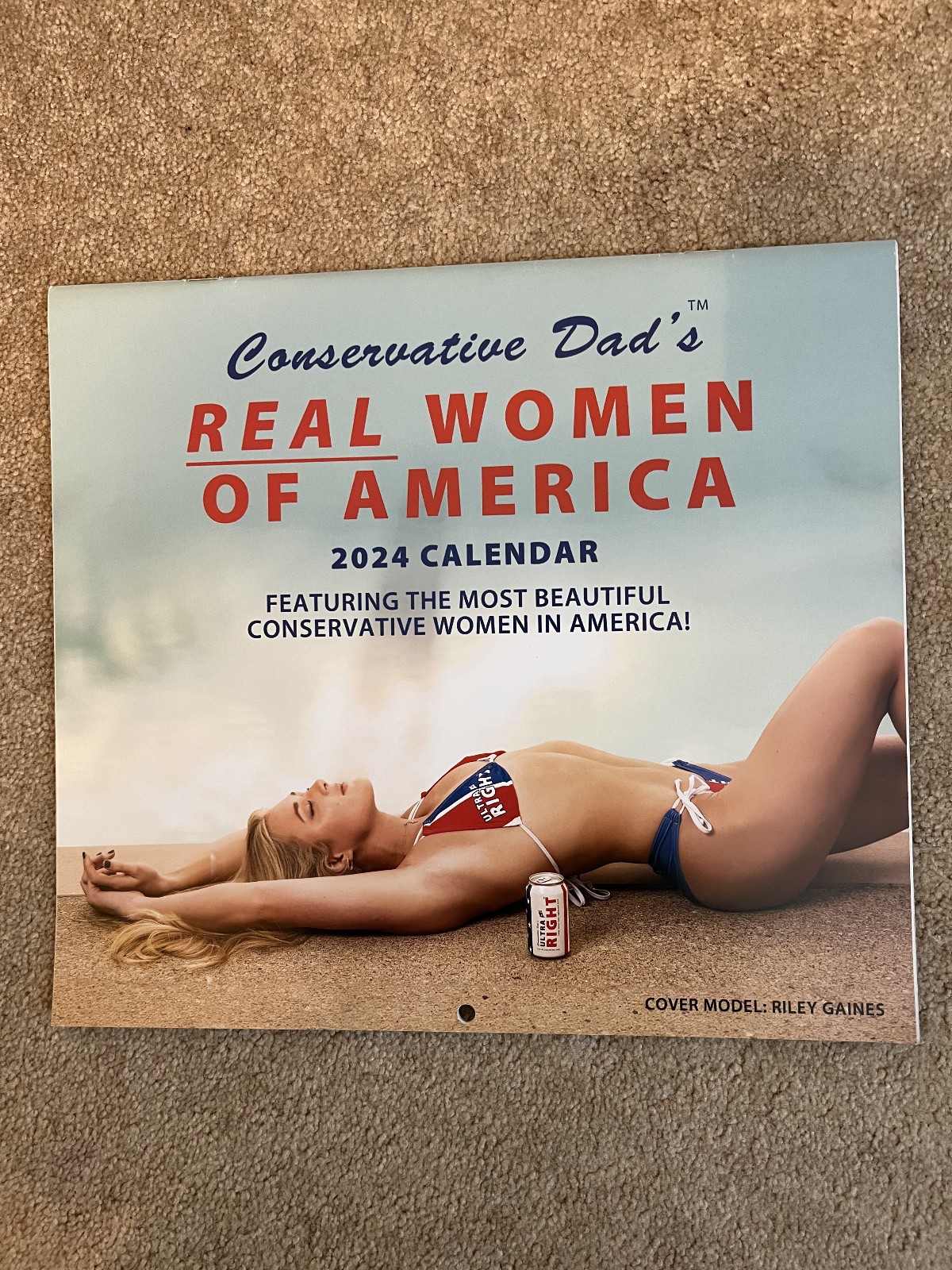 2024 Ultra Right Beer Conservative Dad's Real Women of America Calendar - New 2024 Ultra Right Beer Conservative Dad's Real Women of America Calendar - New