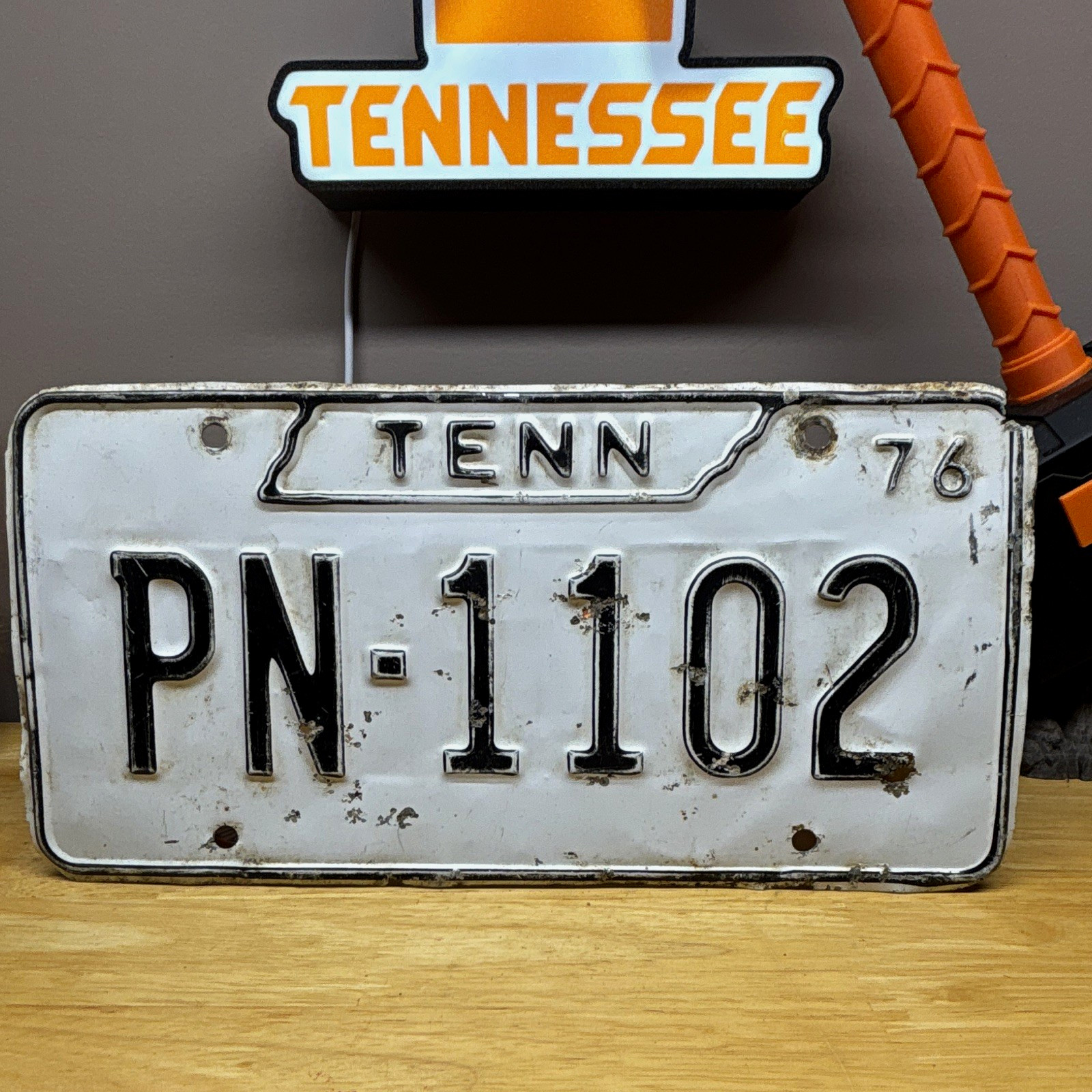 Vintage Tennessee 1976 License Plate Vintage Tennessee 1976 License Plate