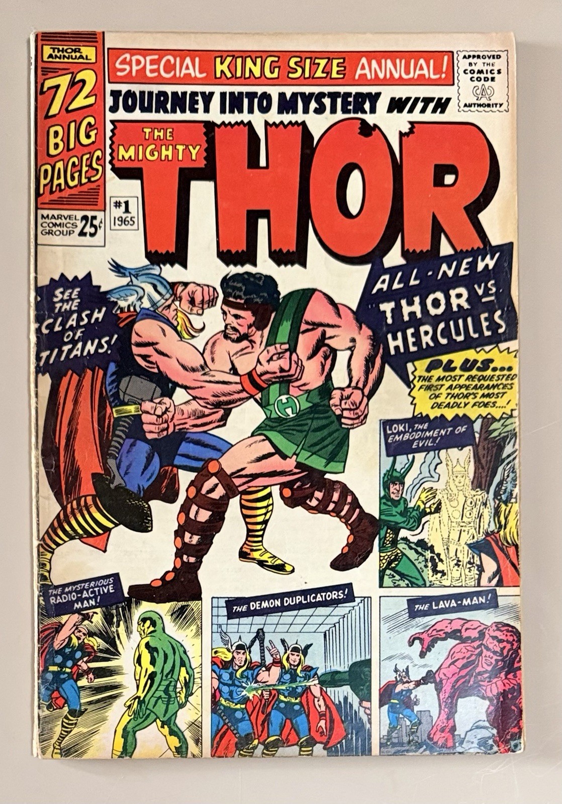 Journey Into Mystery Annual #1 Thor • 1st of Appearance Hercules VG  (w)