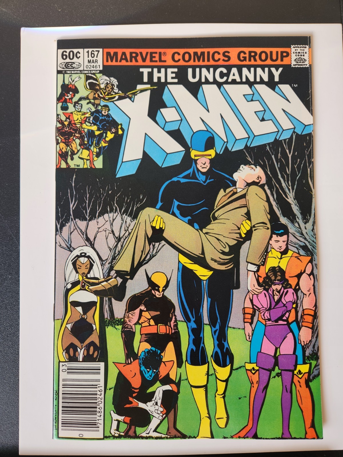 Uncanny X-Men #167 (1983) Newsstand NM+ 9.6 Tattooz Insert Cleaned & Press done.
