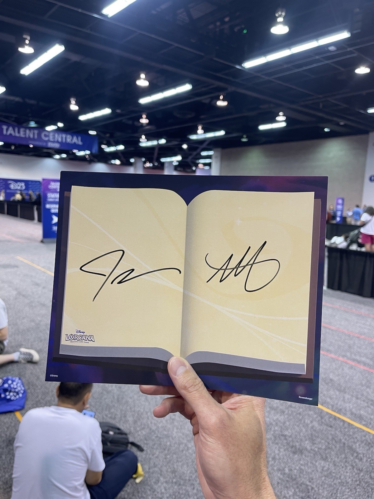 D23 Lorcana Print signed by AUBREY ARCHER & JACOB RENNAKER D23 Expo 2026