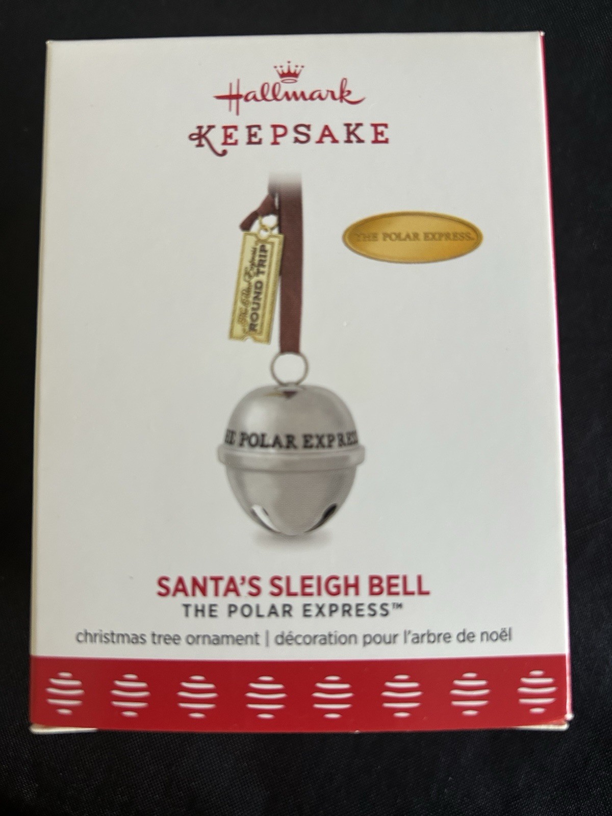 NEW 2017 Hallmark SANTA’S SLEIGH BELL Xmas Ornament Metal The Polar Express Gift NEW 2017 Hallmark SANTA’S SLEIGH BELL Xmas Ornament Metal The Polar Express Gift