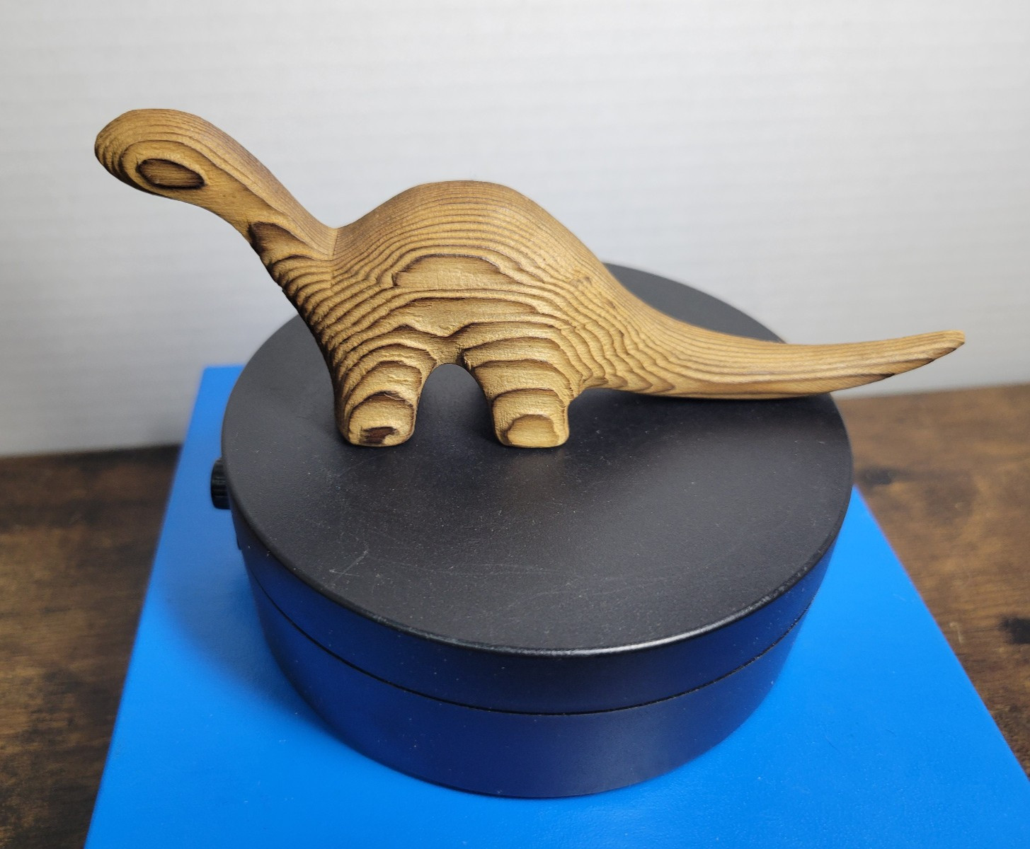 Wooden Hand Carved Dinosaur With Video Description Wooden Hand Carved Dinosaur With Video Description