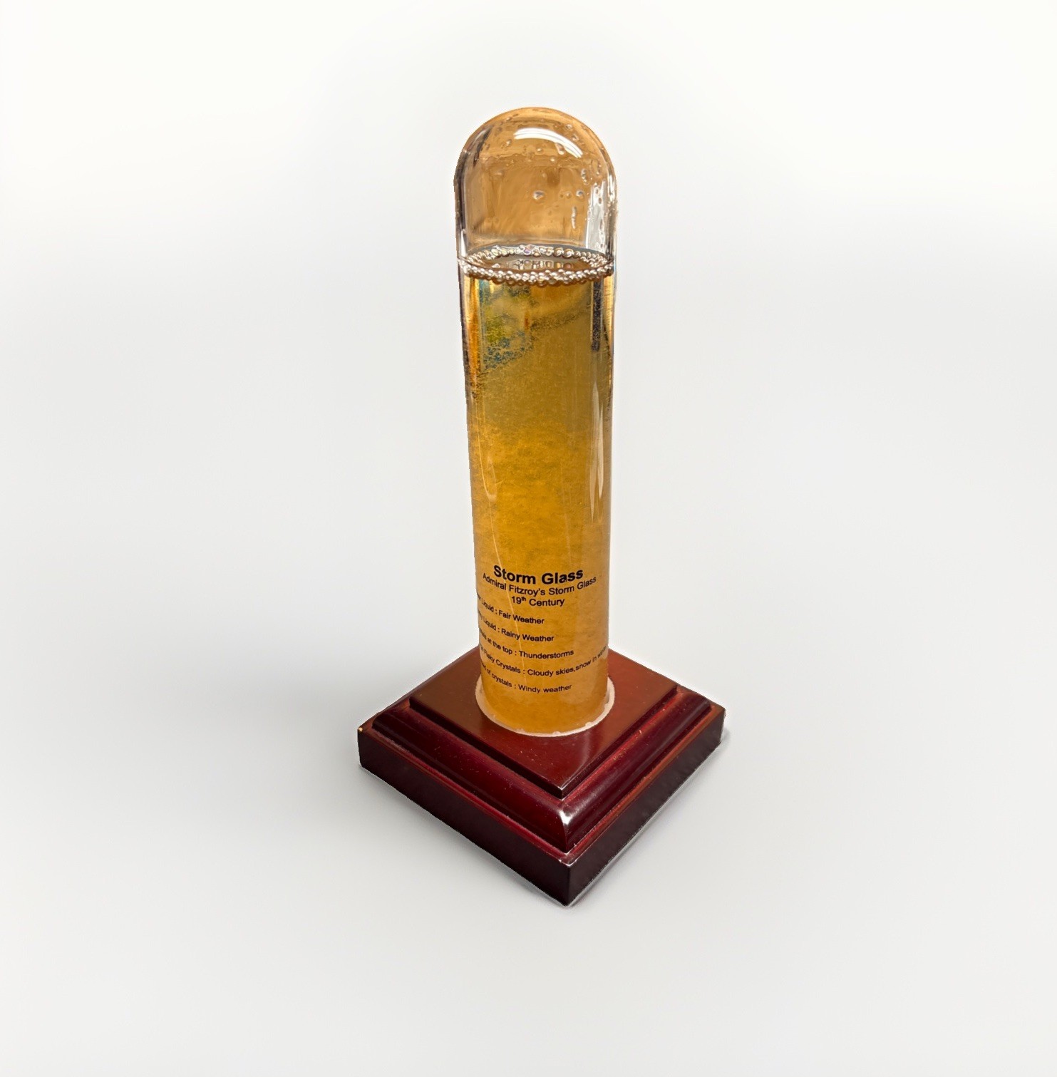 Admiral Fitzroy's Storm Glass - Weather Predictor - Barometer - 7 Admiral Fitzroy's Storm Glass - Weather Predictor - Barometer - 7
