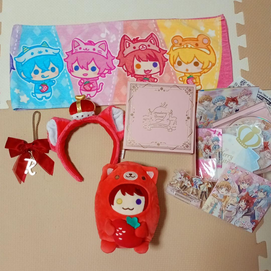 Strawberry Prince (Sutopuri) Goods Set Plush Towel CD Acrylic Stands