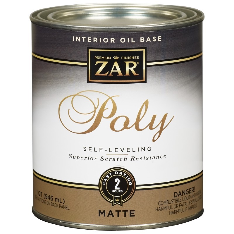 ZAR 33912 Polyurethane, Liquid, Antique Flat, 1 qt, Can