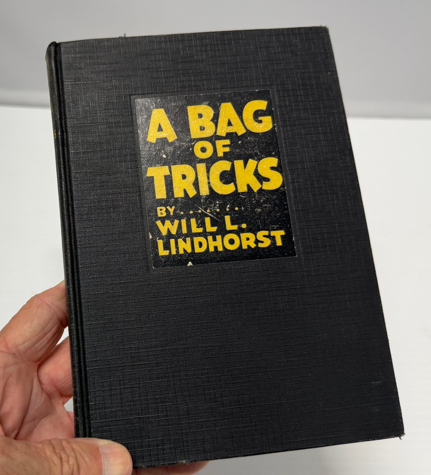 Vintage Will L. Lindhorst A Bag of Tricks Magic Book 1911 Reilly & Lee
