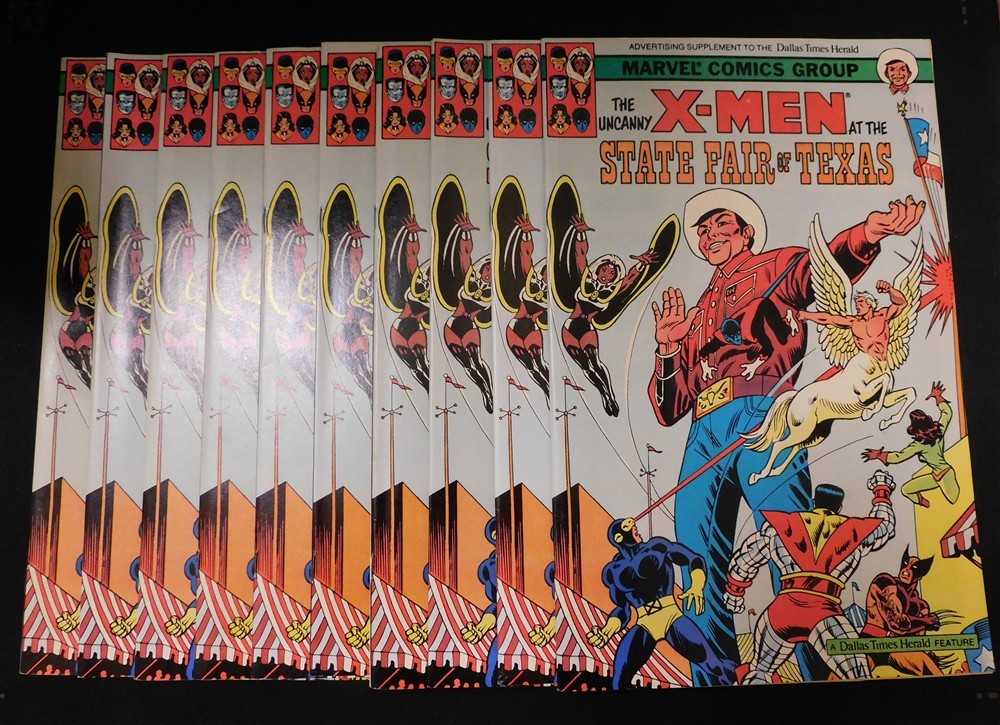 UNCANNY X-MEN AT THE STATE FAIR OF TEXAS MARVEL PROMO COMIC DALAS TIMES 1983 VF UNCANNY X-MEN AT THE STATE FAIR OF TEXAS MARVEL PROMO COMIC DALAS TIMES 1983 VF