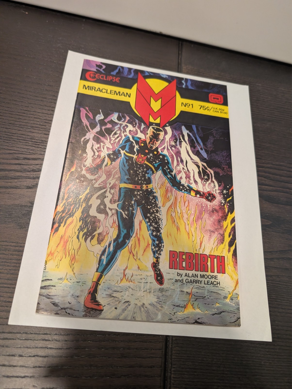 Miracleman 1 VF/NM Unread Comic Book 1985 Eclipse comics might have spine tick