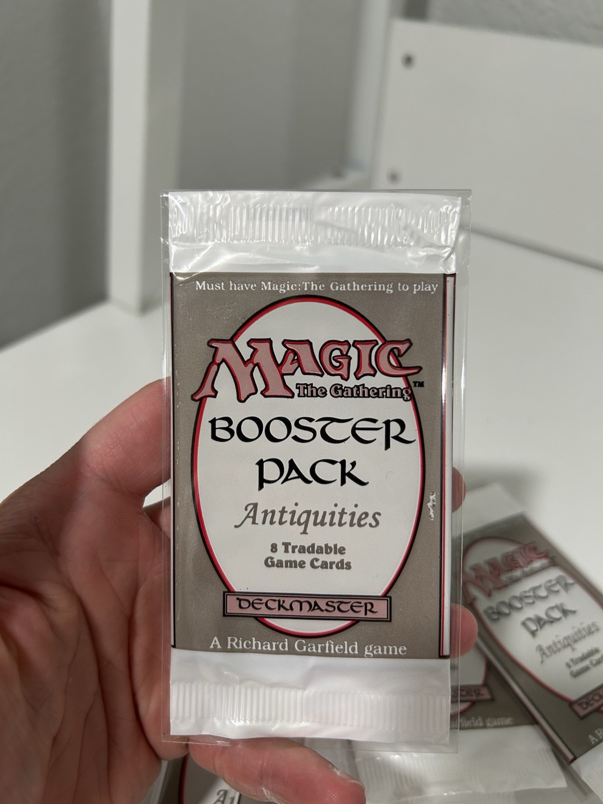 Magic the Gathering Mtg Antiquities Booster Pack Resealed Display Nostalgia