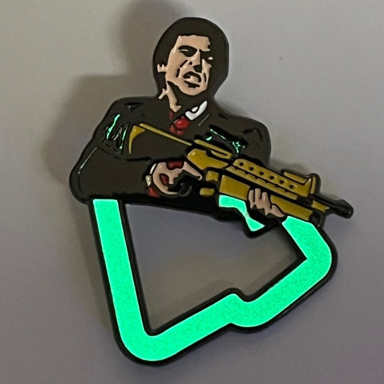 Scarface Tony Montana New Era Frame Hat Pin Glow In The Dark Bag Fitted Hats Scarface Tony Montana New Era Frame Hat Pin Glow In The Dark Bag Fitted Hats