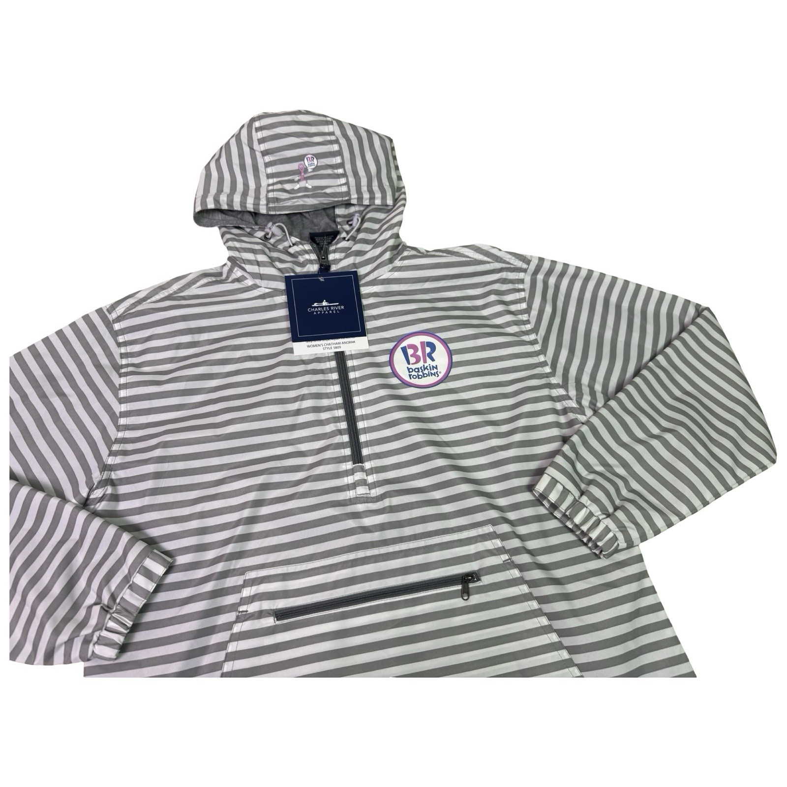 Baskin Robbins BR Women’s Medium Jacket Employee Charles River Apparel NEW W/Tag