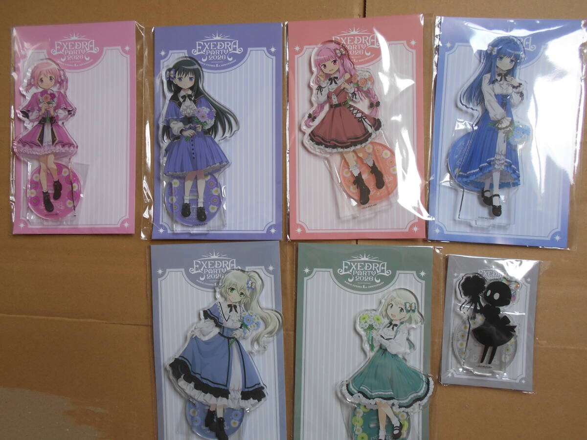 Aniplex Magical Girl Madoka Magica Magia Exedra Party 2026 Acrylic Stand Set