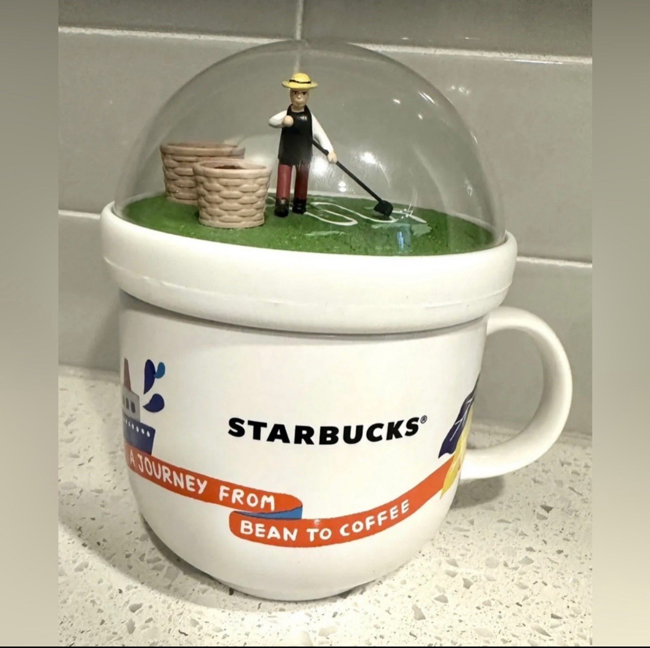 Starbucks mug. RARE “ A Journey From Bean To Coffee.”