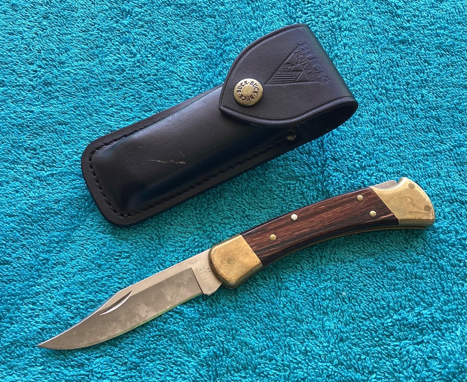 Nice Vintage Buck 110 Knife with Sheath Nice Vintage Buck 110 Knife with Sheath