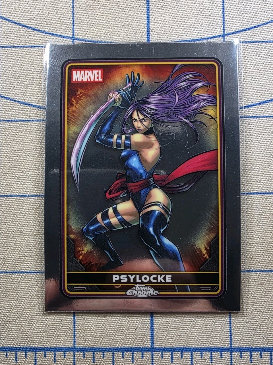 Topps Chrome Marvel Deadpool - Psylocke #8 - Base Card Topps Chrome Marvel Deadpool - Psylocke #8 - Base Card