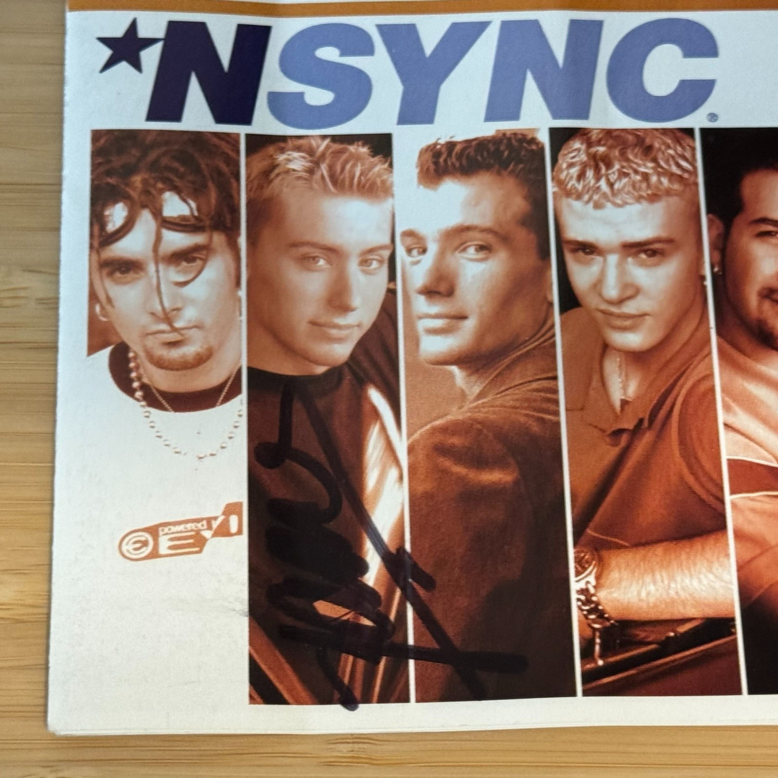 NSYNC Signed CD Autograph Lance Bass Debut Album Self Titled 1998 Vintage