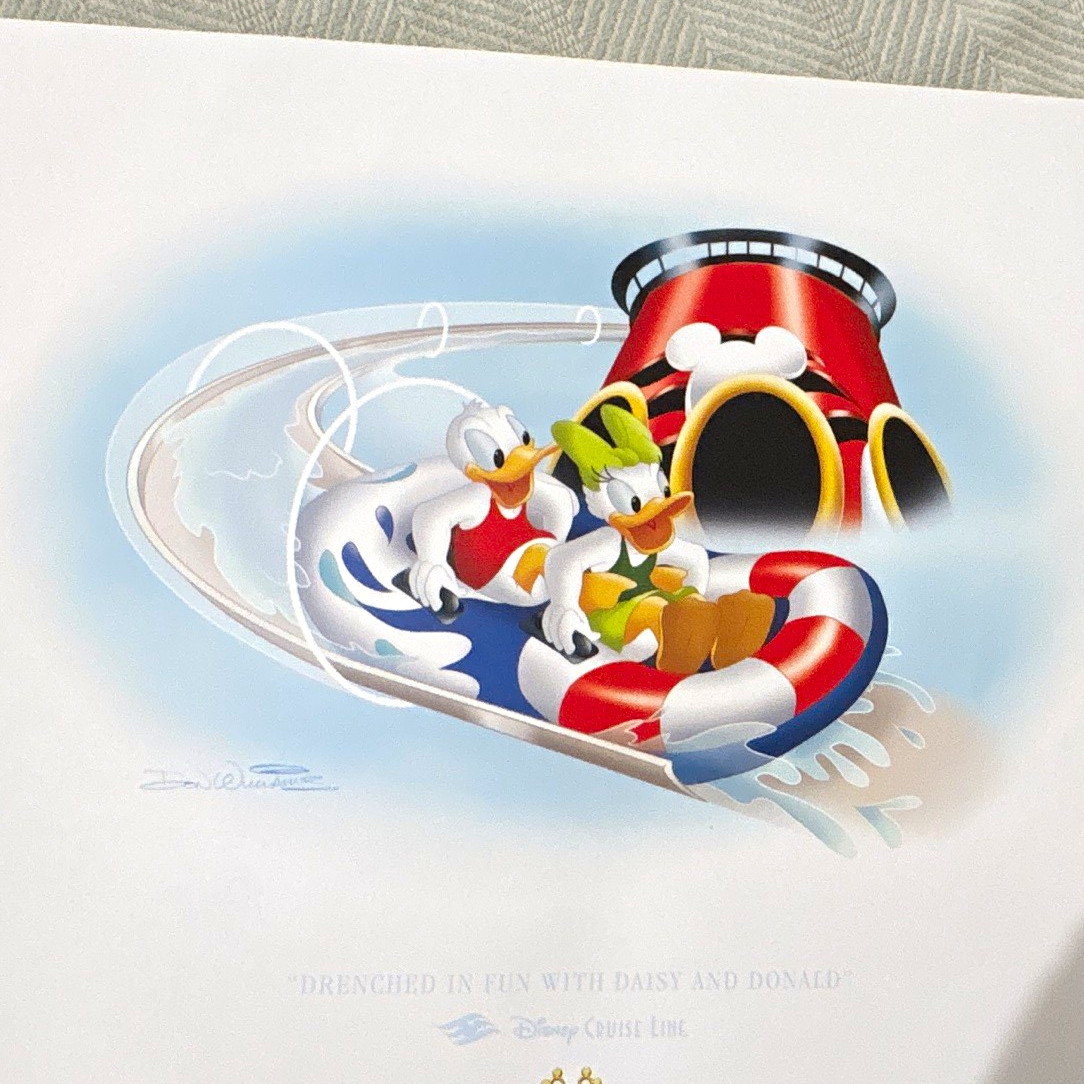 Disney Cruise Line Lithograph Print \