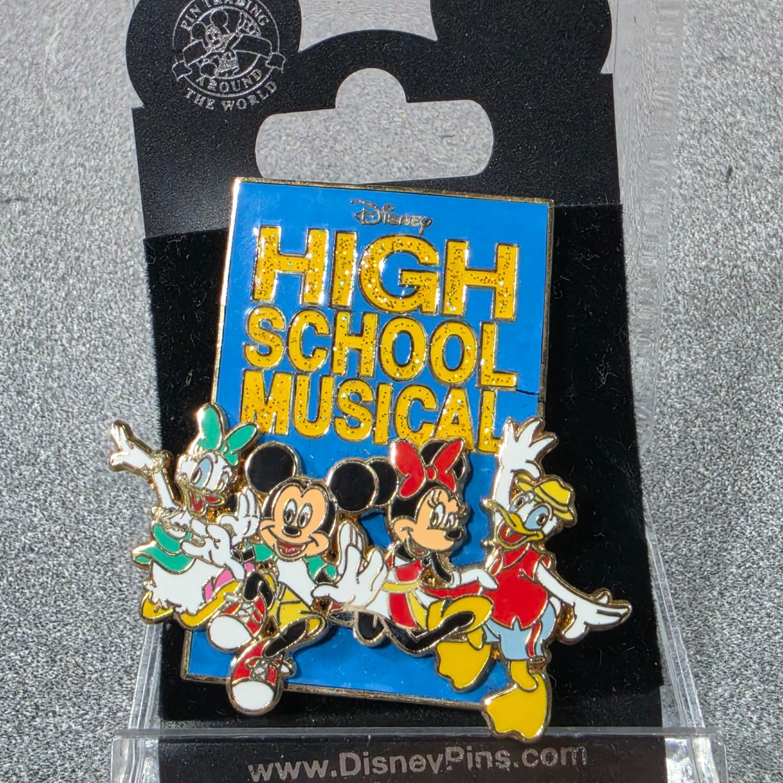 Disney High School Musical Pin New Glitter Fab Four Mickey