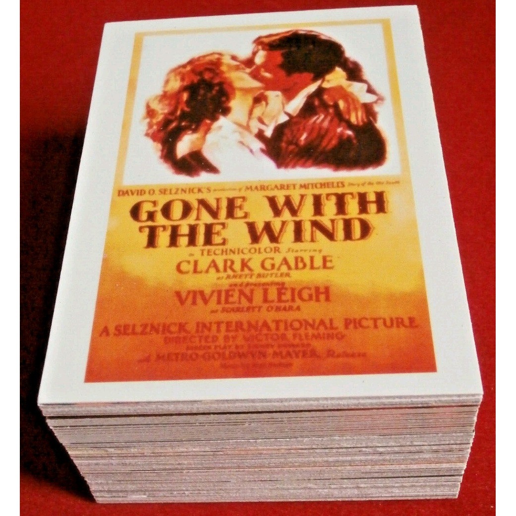 Gone With The Wind Complete Set Movie Trading Cards 1-90 Duocards 1996 Sleeves