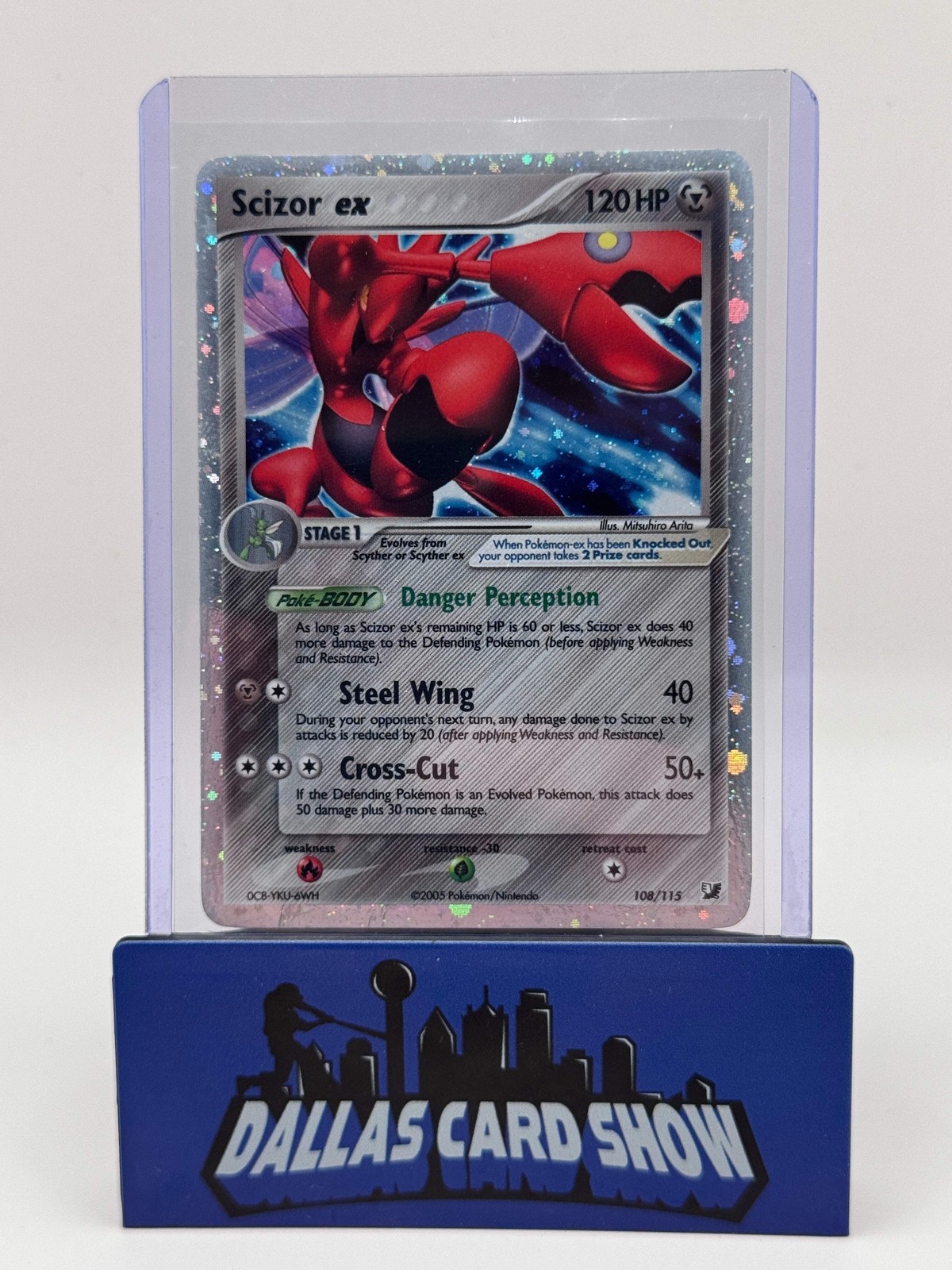 2005 Pokemon - Scizor ex - 108/115 EX Unseen Forces MP
