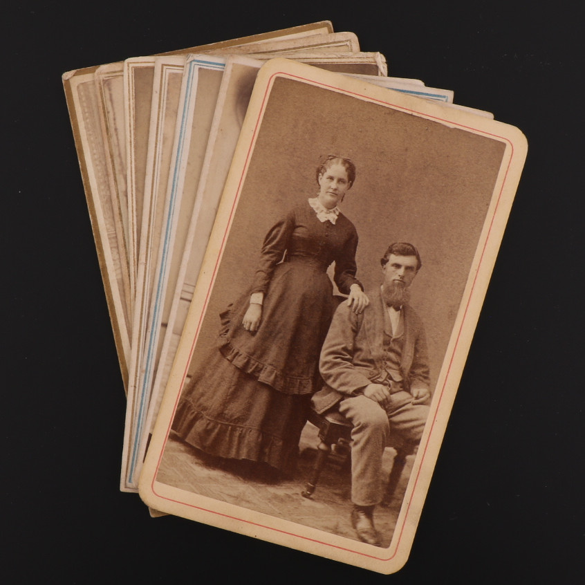 CDV Carte de Visite Set of 7 Men Women Husband Wife Janesville, Wisconsin #848 CDV Carte de Visite Set of 7 Men Women Husband Wife Janesville, Wisconsin #848