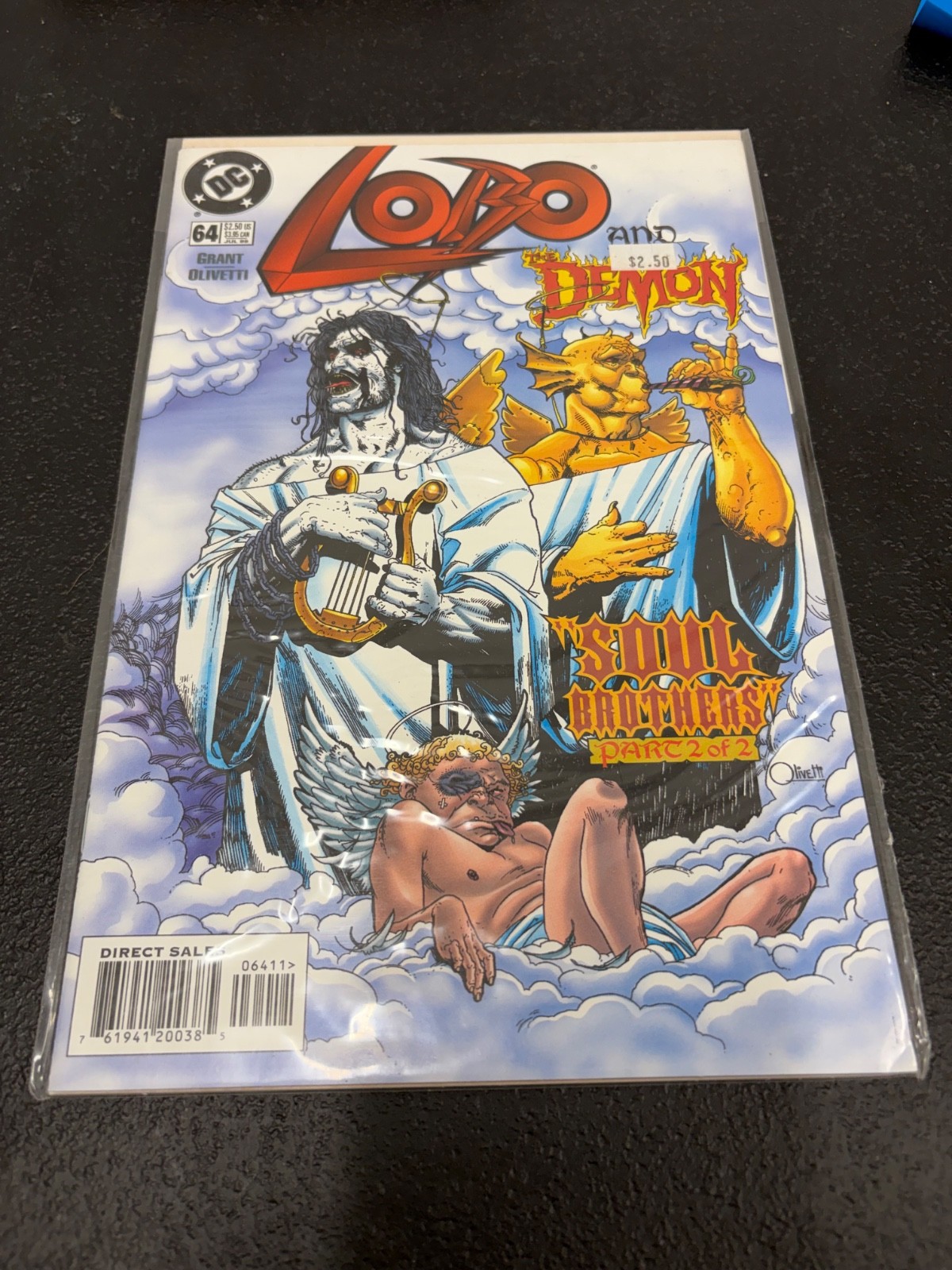 Lobo #64 (1999) 1st Print LOW LOW PRINT FINAL Last ISSUE DC Comics HTF NM+