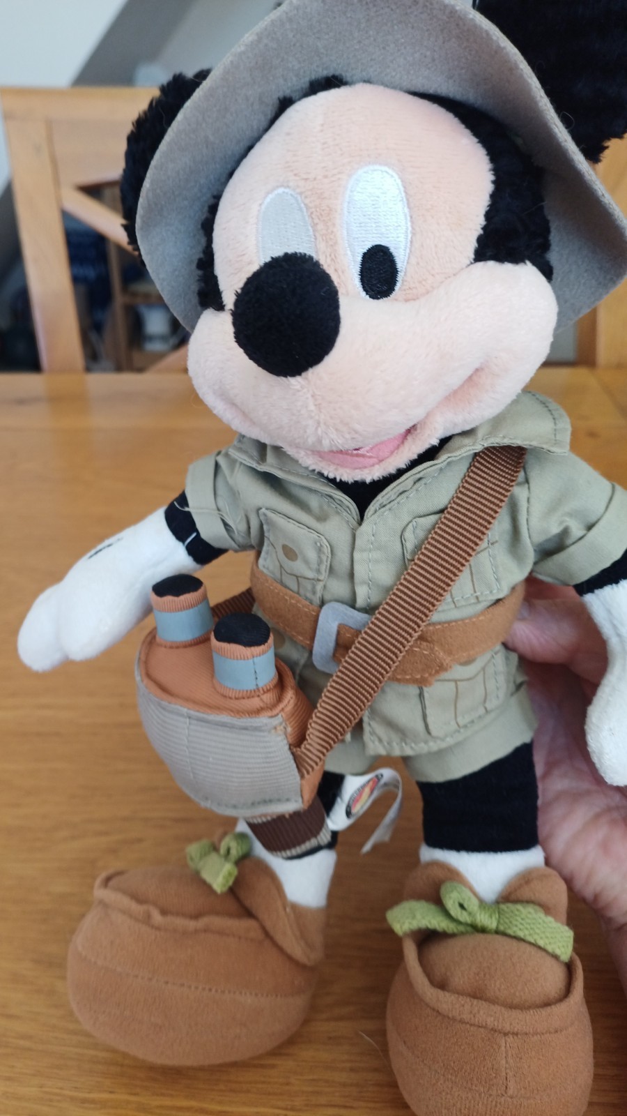 Vintage 2000 Walt Disney World Mickey Mouse Safari 10inches displayed use only Vintage 2000 Walt Disney World Mickey Mouse Safari 10inches displayed use only