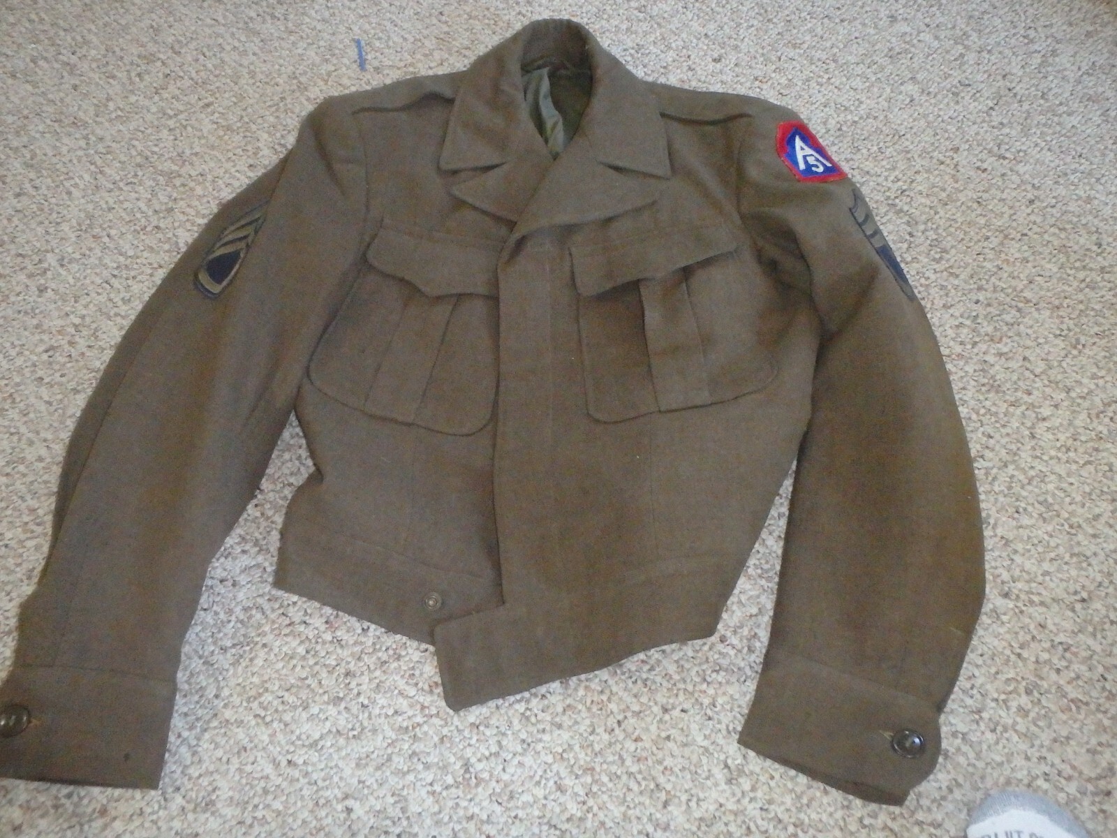 Army North (5th Army) Class A 5 sergeant   uniform ike jacket  ww11 CCC CCN 