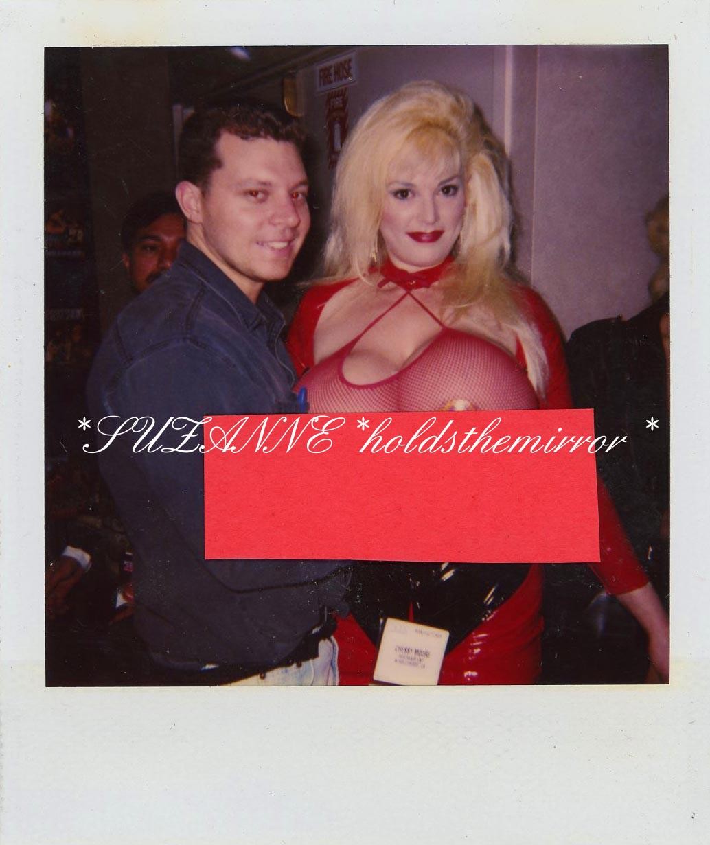 VINTAGE 1990 SX 70 POLAROID EXCITABLE FAN BOY WITH CHESSY CHESSIE MOORE