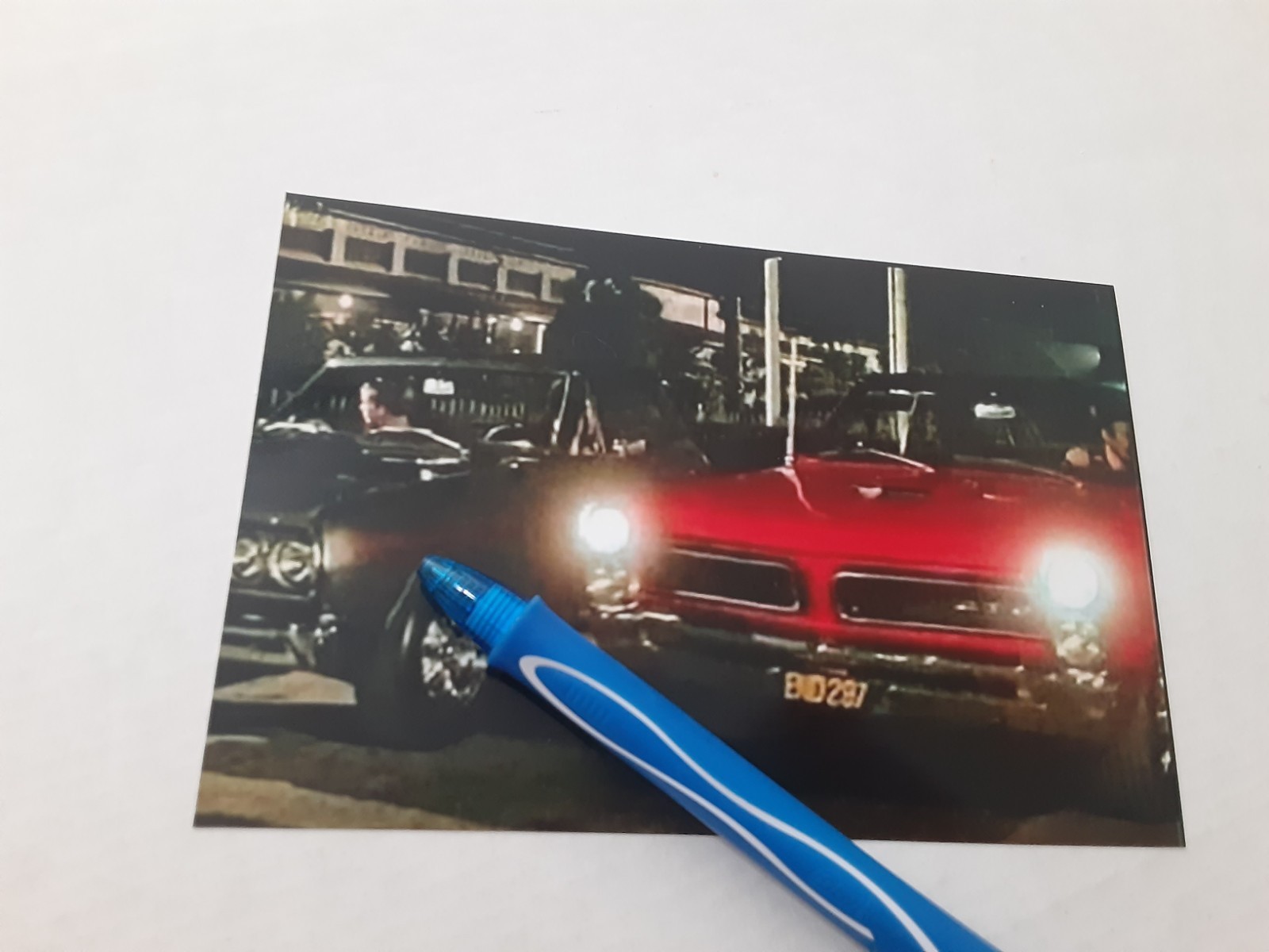 THE HOLLYWOOD KNIGHTS, 1965 EL CAMINO & 1965 GTO, GLOSSY COLOR 4X6 PHOTO THE HOLLYWOOD KNIGHTS, 1965 EL CAMINO & 1965 GTO, GLOSSY COLOR 4X6 PHOTO