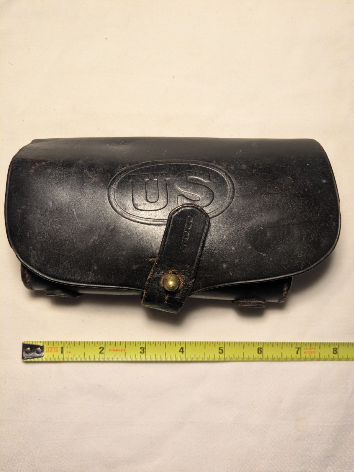 Indian War US Army Cavalry No 2 Hagner Leather Cartridge Box .50-70 Original #1 Indian War US Army Cavalry No 2 Hagner Leather Cartridge Box .50-70 Original #1