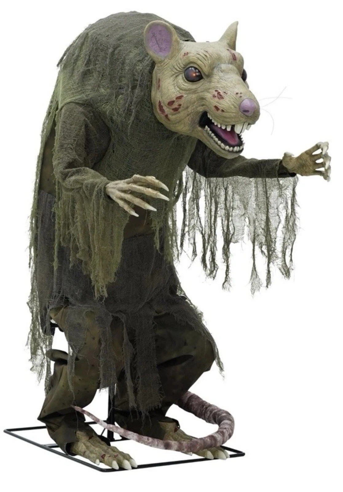 π»4ft 2 in Spirit Halloween Mutant Sewer Rat Retired Halloween Animatronic π π»4ft 2 in Spirit Halloween Mutant Sewer Rat Retired Halloween Animatronic π