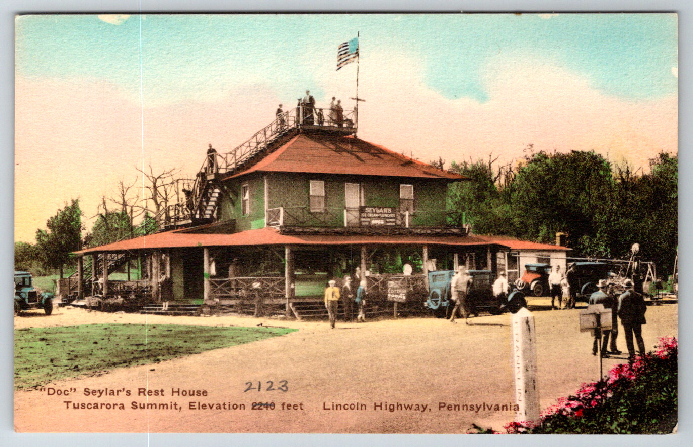 c1910s \'Doc\' Seylar\'s Rest House Tuscarora Pennsylvania Summit Antique Postcard