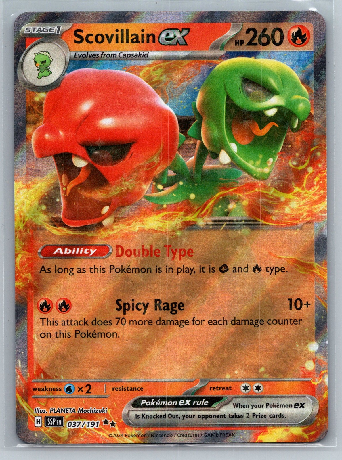 SV08: Surging Sparks #037/191 Scovillain ex