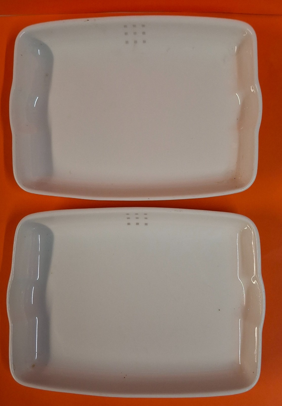 Two Vintage Royal Doulton Nine Dot British Airways 9 Dot serving dishes