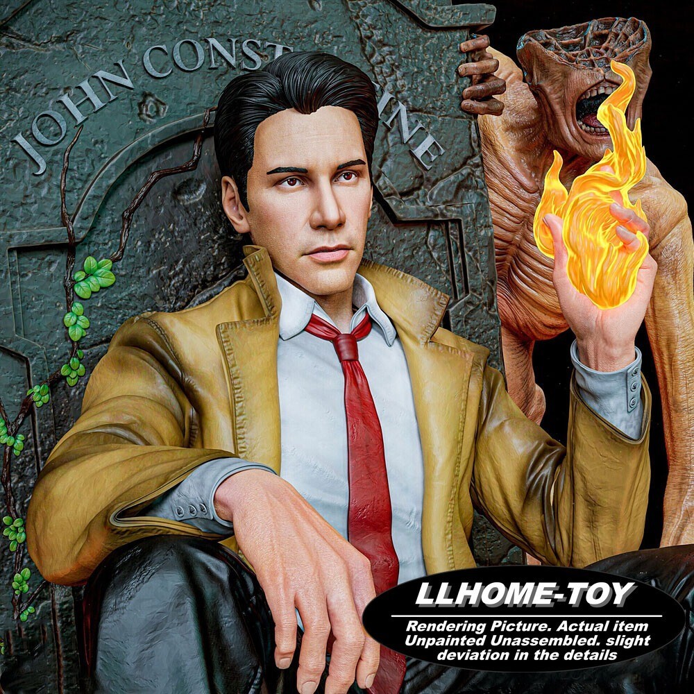Keanu John Constantine Resin 1:6 Model Kit Unpainted 3d Print GK Statue Figure