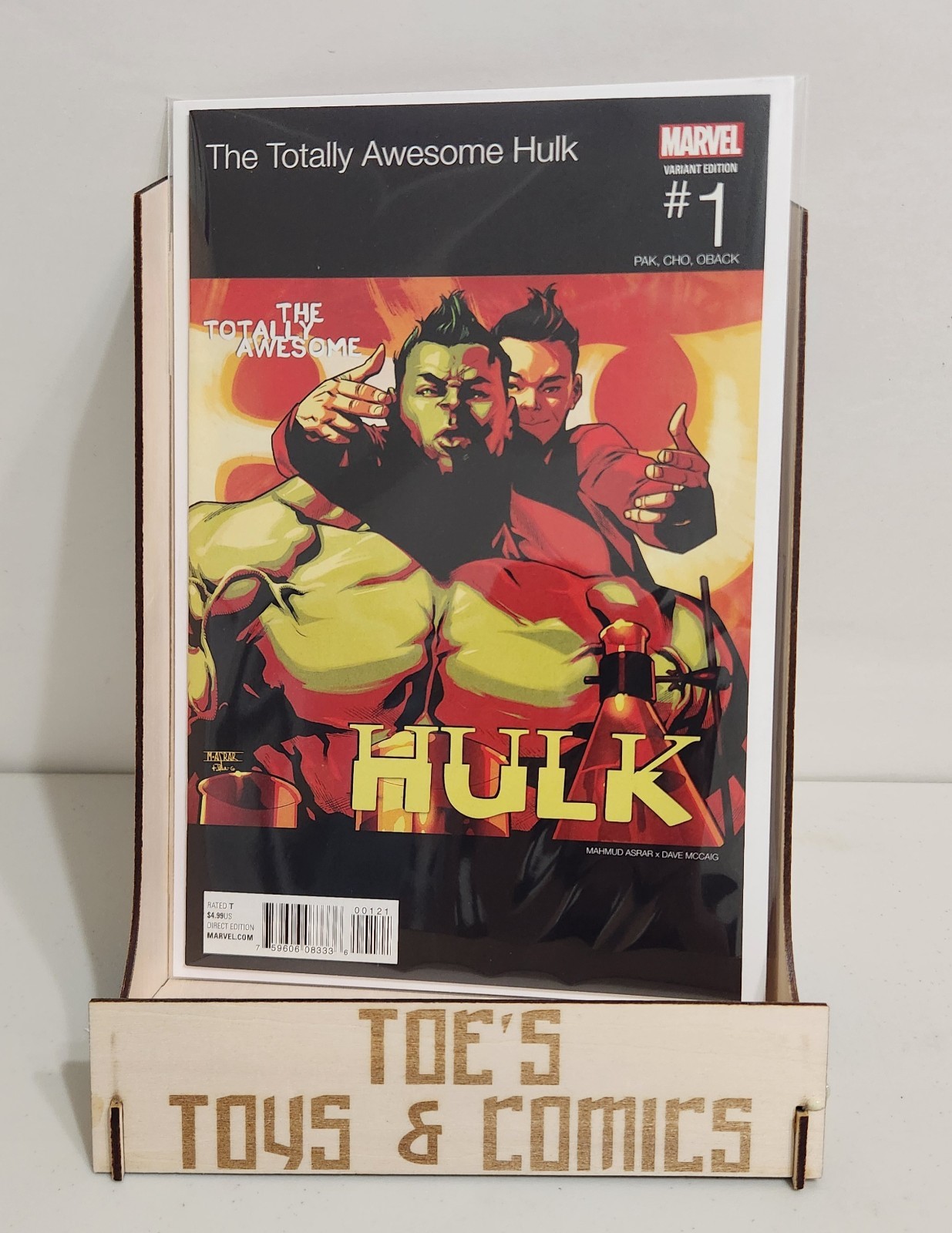 THE TOTALLY AWESOME HULK #1 RAEKWON HIP HOP VARIANT MARVEL COMICS NM e5