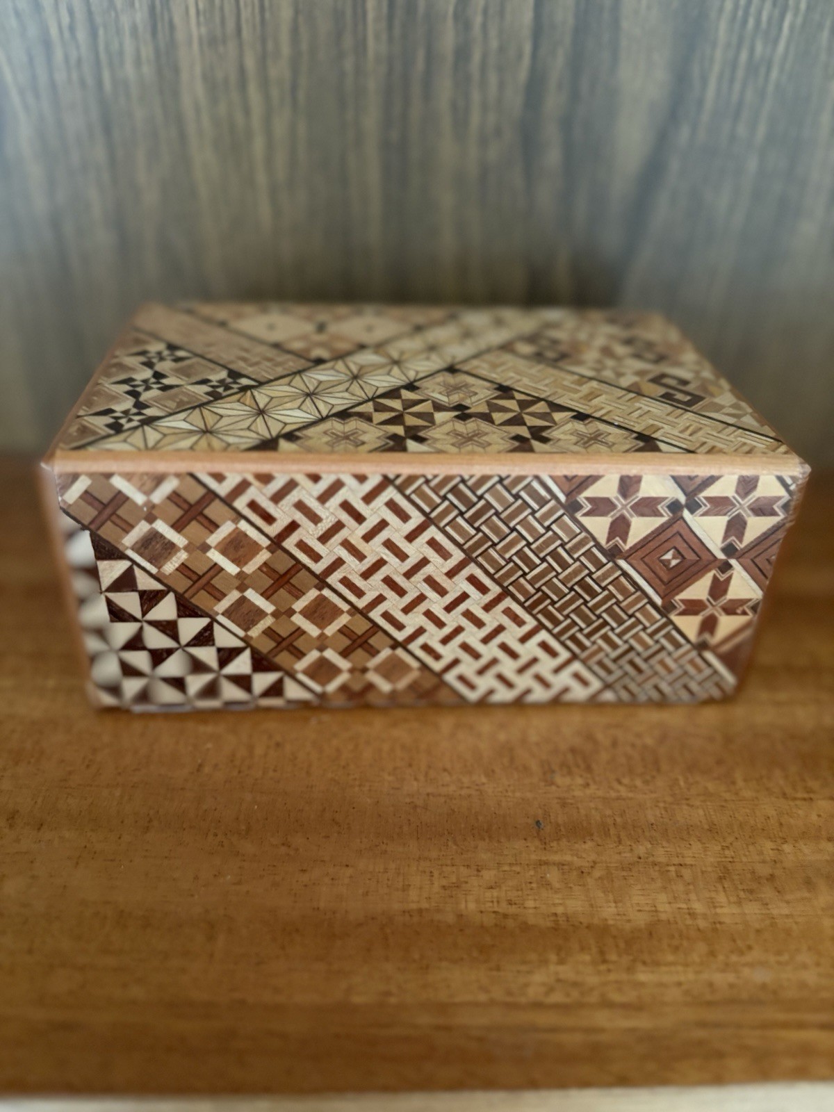 Vintage Japanese Himitsu-Bako Secret Puzzle Box-10 Step Opening-Hakone Japan-6”