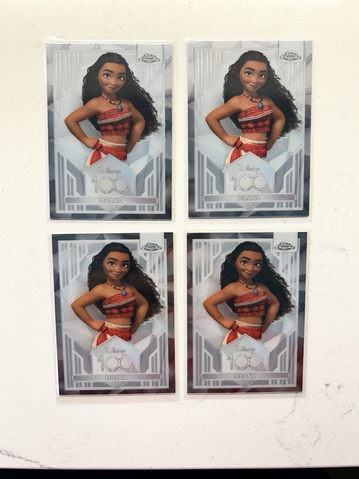 2023 Topps Chrome Disney 100- Moana #2 Disney 100th Anniversary Base Card 2023 Topps Chrome Disney 100- Moana #2 Disney 100th Anniversary Base Card