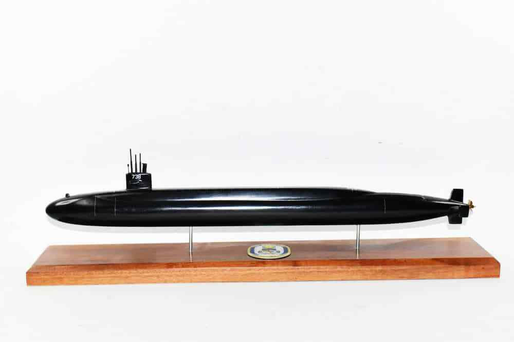 USS Maryland SSBN-738 Submarine Model (Black Hull), Ohio Class