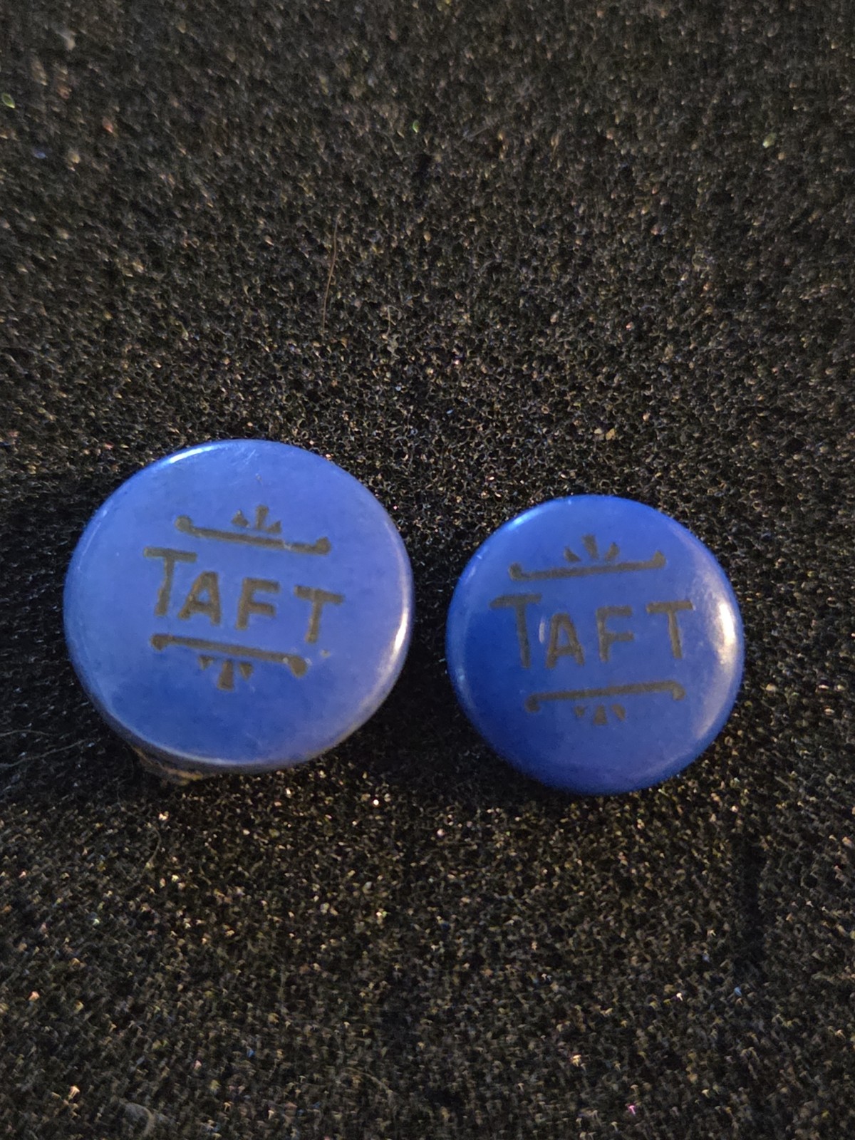 1908 William Howard Taft Political Campaign Pinback Button Original Lot Of 2 1908 William Howard Taft Political Campaign Pinback Button Original Lot Of 2