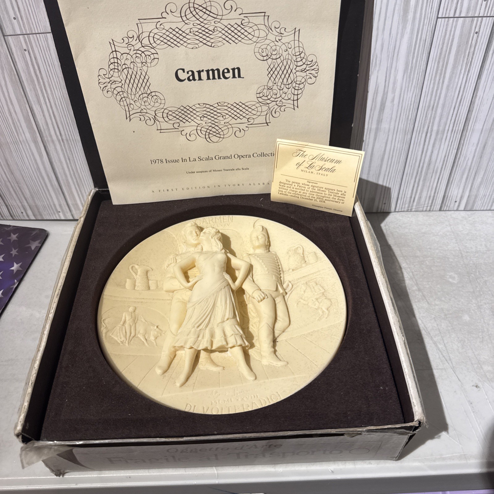 Carmen 1978 Issue I La Scala Grand Opera Collection Plate