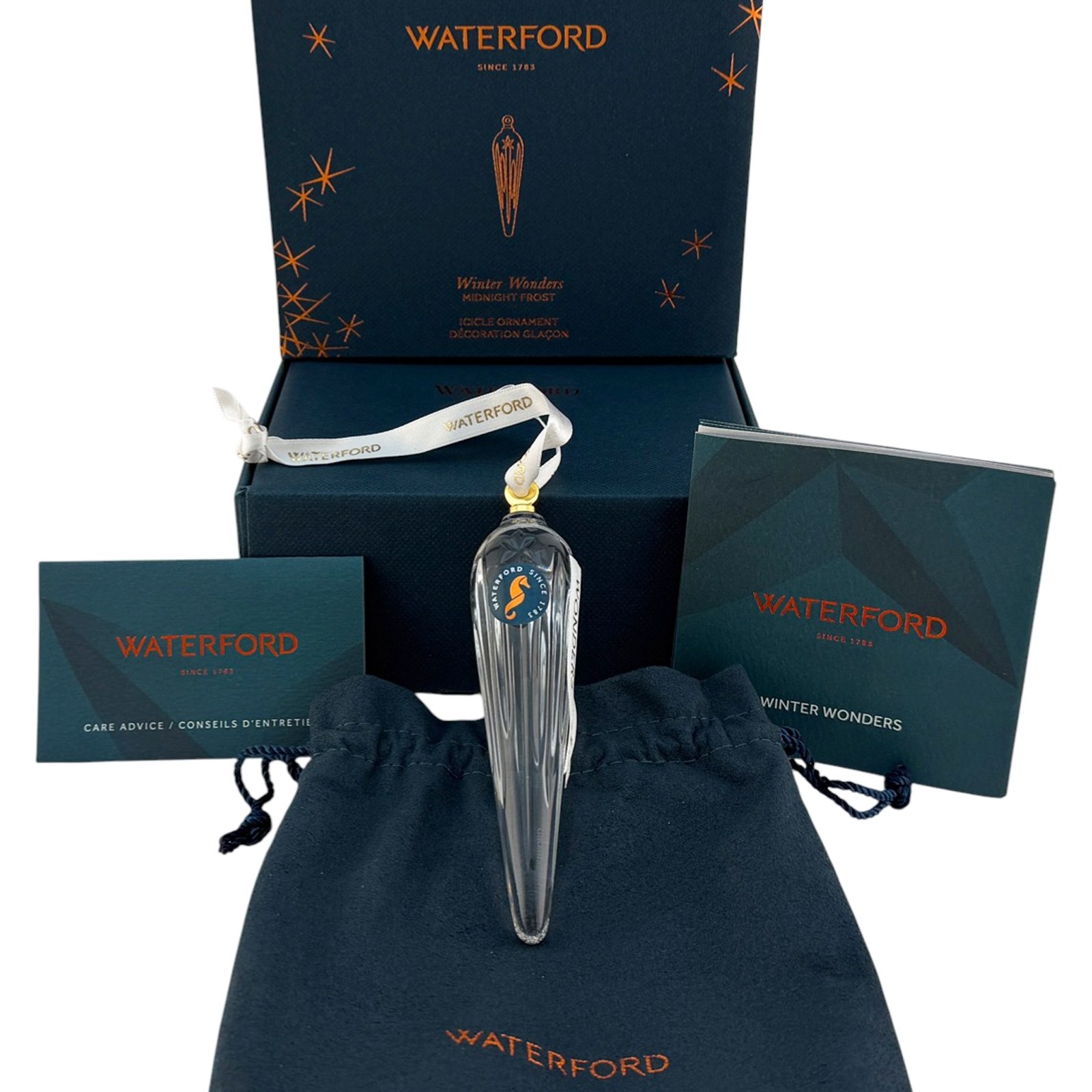 Waterford Crystal Icicle Ornament 5\