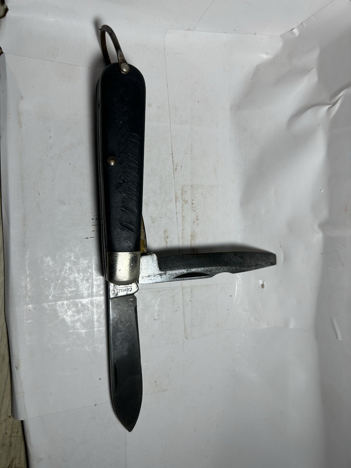 Vintage Camillus Electricians Pocket Knife USA 1970s Blades Are Great Condition Vintage Camillus Electricians Pocket Knife USA 1970s Blades Are Great Condition