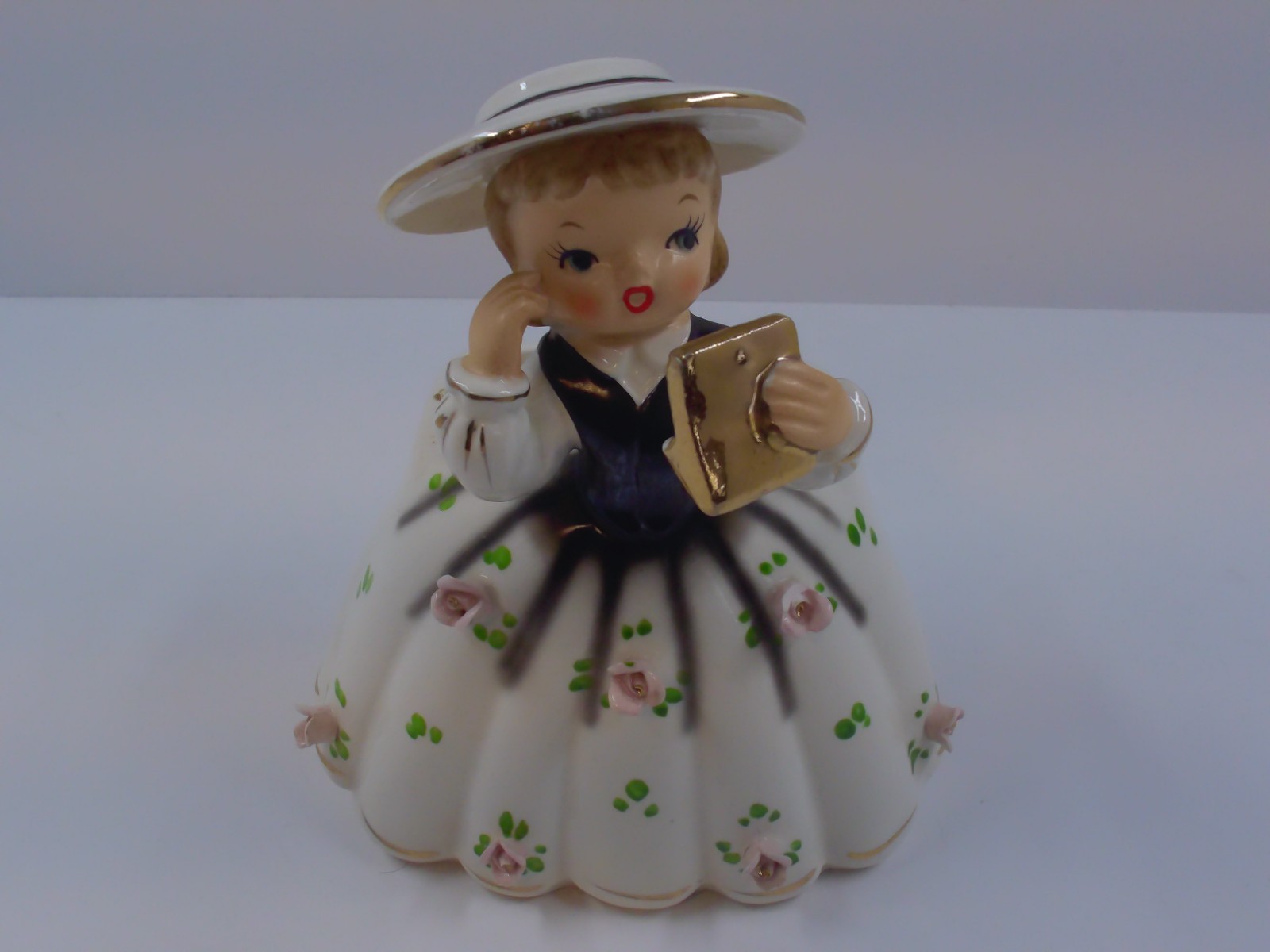 Relpo 1956 K681A Reliable Glassware Pottery Planter Girl RARE Gorgeous